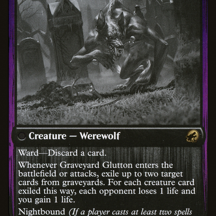 Graveyard Trespasser // Graveyard Glutton (DBL-104) - Innistrad: Double Feature: (Double Faced Transform)