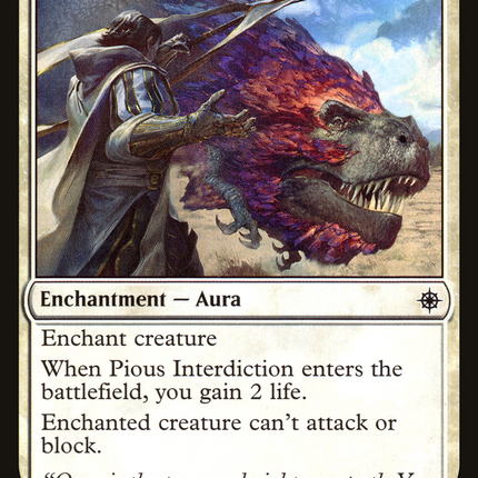 Pious Interdiction (XLN-026) - Ixalan Foil