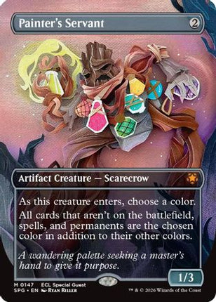 Painter's Servant (Borderless) (SPG-147) - Special Guests Foil