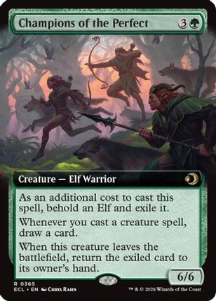 Champions of the Perfect (Extended Art) (ECL-365) - Lorwyn Eclipsed Foil