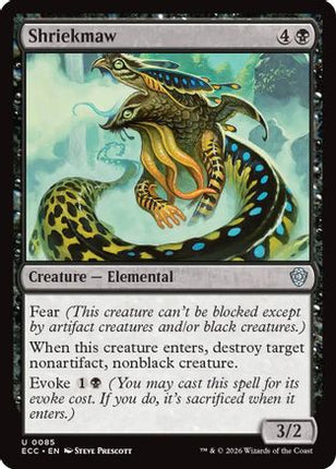 Shriekmaw (ECC-085) - Commander: Lorwyn Eclipsed