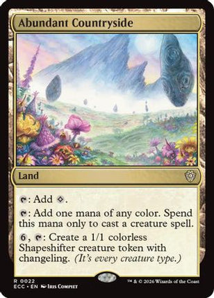 Abundant Countryside (ECC-022) - Commander: Lorwyn Eclipsed