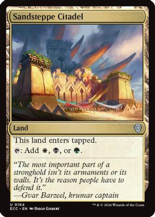 Sandsteppe Citadel (ECC-164) - Commander: Lorwyn Eclipsed