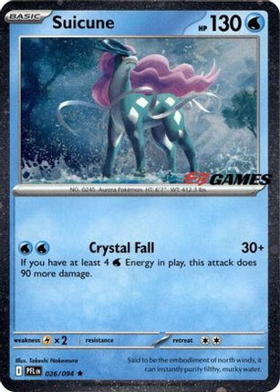 Suicune (EB Games Exclusive) 026  - Holofoil Miscellaneous Cards & Products - Rare