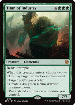 Titan of Industry (ECC-117) - Commander: Lorwyn Eclipsed