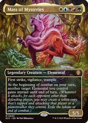 Mass of Mysteries (Borderless) (ECC-003) - Commander: Lorwyn Eclipsed Foil