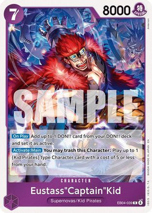 Eustass"Captain"Kid - EB04-039 (EB04-039) - The Azure Sea's Seven Foil