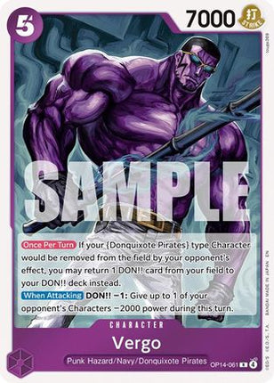 Vergo (OP14-061) - The Azure Sea's Seven Foil