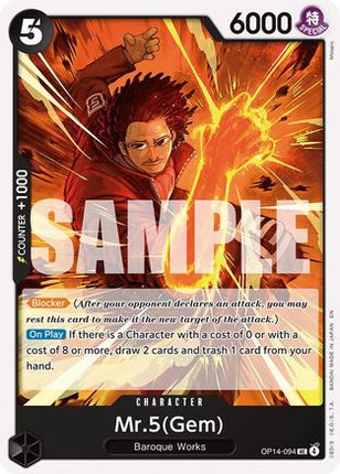 Mr.5(Gem) (OP14-094) - The Azure Sea's Seven