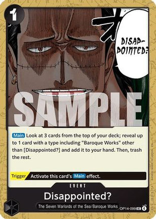 Disappointed? (OP14-099) - The Azure Sea's Seven