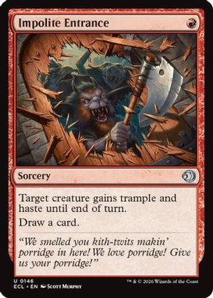 Impolite Entrance (ECL-146) - Lorwyn Eclipsed