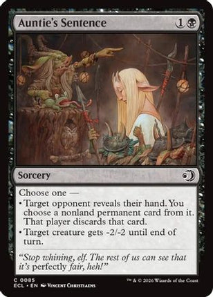 Auntie's Sentence (ECL-085) - Lorwyn Eclipsed Foil