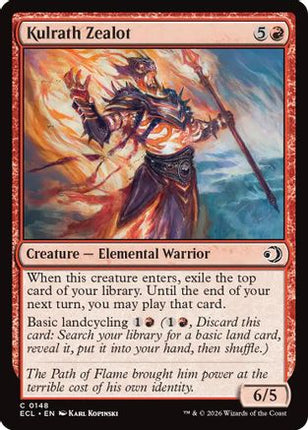 Kulrath Zealot (ECL-148) - Lorwyn Eclipsed