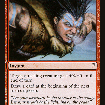 Balduvian Rage (CSP-076) - Coldsnap Foil