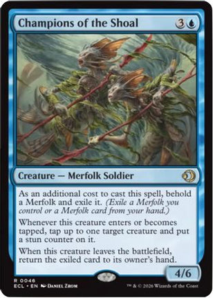 Champions of the Shoal (ECL-046) - Lorwyn Eclipsed Foil