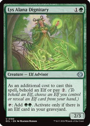 Lys Alana Dignitary (ECL-180) - Lorwyn Eclipsed