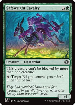 Safewright Cavalry (ECL-191) - Lorwyn Eclipsed