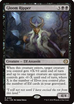 Gloom Ripper (PPECL-102) - Promo Pack: Lorwyn Eclipsed