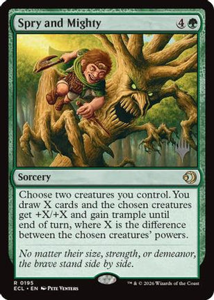 Spry and Mighty (PPECL-195) - Promo Pack: Lorwyn Eclipsed Foil