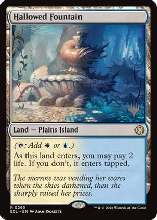 Hallowed Fountain (PPECL-265) - Promo Pack: Lorwyn Eclipsed