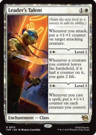 Leader's Talent (TMT-013) - Teenage Mutant Ninja Turtles Foil