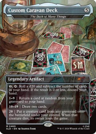 Custom Caravan Deck - The Deck of Many Things (SLD-2460) - Secret Lair Drop Series