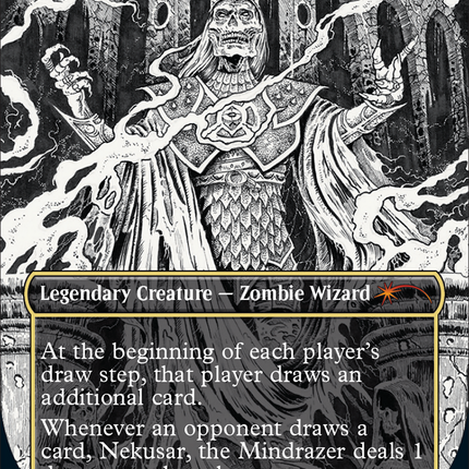 Nekusar, the Mindrazer (SLD-1301) - Secret Lair Drop (Borderless)
