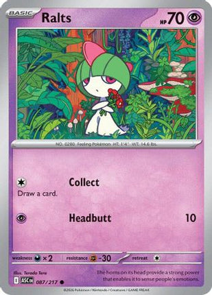 Ralts 087  - Reverse Holofoil ME Ascended Heroes - Common