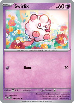 Swirlix 093  - Reverse Holofoil ME Ascended Heroes - Common