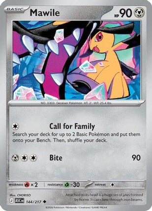 Mawile 144/217  ME Ascended Heroes - Uncommon