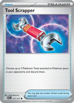 Tool Scrapper 212  - Reverse Holofoil ME Ascended Heroes - Common