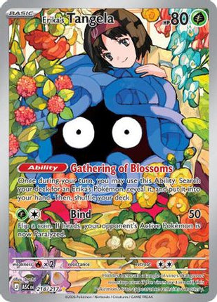 Erika's Tangela 218/217  - Holofoil ME Ascended Heroes - Illustration Rare