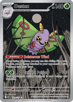 Dustox 220/217  - Holofoil ME Ascended Heroes - Illustration Rare