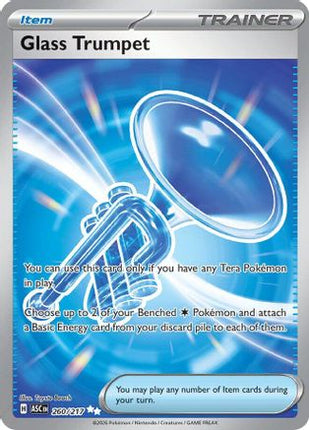 Glass Trumpet 260/217  - Holofoil ME Ascended Heroes - Ultra Rare
