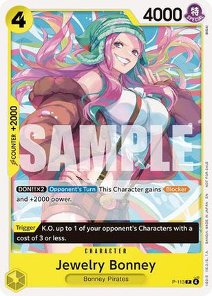 Jewelry Bonney (Heroines Battle Pack) (P-113) - One Piece Promotion Cards