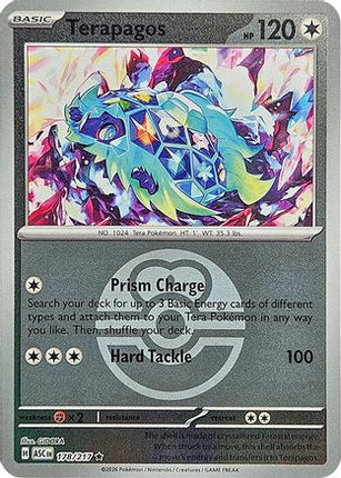Terapagos (Love Ball) 178  - Reverse Holofoil ME Ascended Heroes - Rare