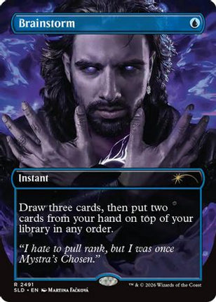 Brainstorm (2491) (SLD-2491) - Secret Lair Drop Series Foil