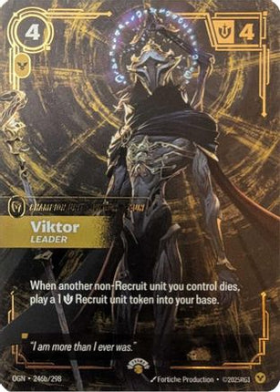 Viktor - Leader (246b/298) - Riftbound Promotional Cards Foil