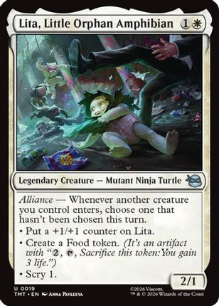Lita, Little Orphan Amphibian (TMT-019) - Teenage Mutant Ninja Turtles Foil