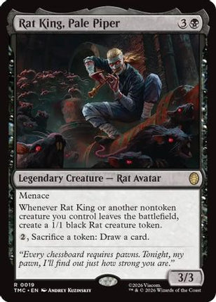 Rat King, Pale Piper (TMC-019) - Commander: Teenage Mutant Ninja Turtles Foil
