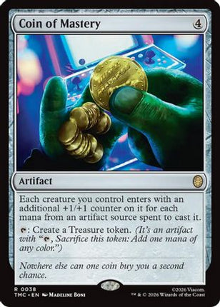 Coin of Mastery (TMC-038) - Commander: Teenage Mutant Ninja Turtles Foil