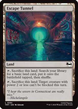 Escape Tunnel (TMT-184) - Teenage Mutant Ninja Turtles Foil