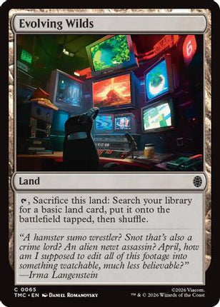 Evolving Wilds (TMC-065) - Commander: Teenage Mutant Ninja Turtles Foil