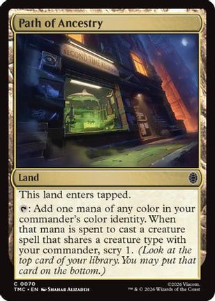 Path of Ancestry (TMC-070) - Commander: Teenage Mutant Ninja Turtles Foil