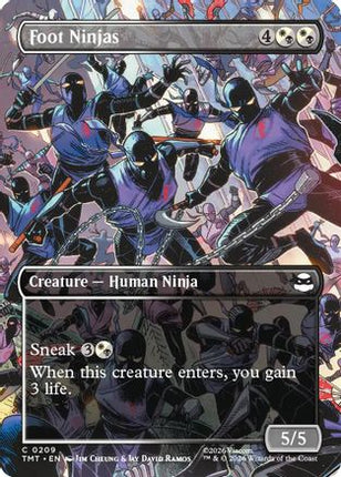 Foot Ninjas (Borderless) (TMT-209) - Teenage Mutant Ninja Turtles Foil