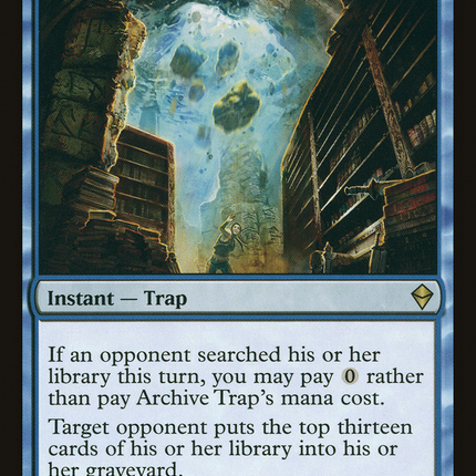 Archive Trap (ZEN-041) - Zendikar