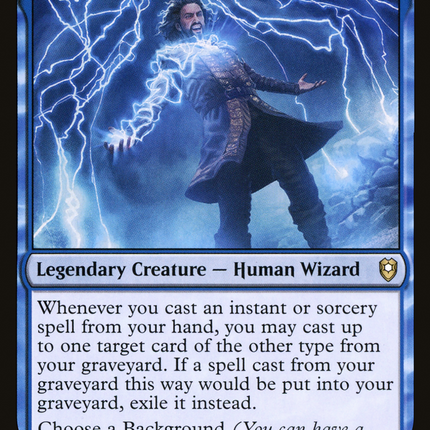 Gale, Waterdeep Prodigy (CLB-072) - Commander Legends: Battle for Baldur's Gate Foil
