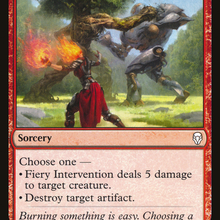 Fiery Intervention (DOM-118) - Dominaria