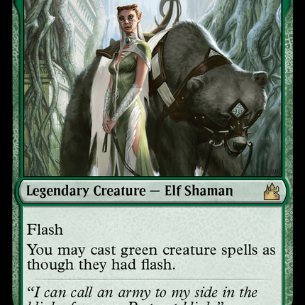 Yeva, Nature's Herald (RVR-162) - Ravnica Remastered