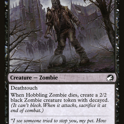 Hobbling Zombie (MID-106) - Innistrad: Midnight Hunt Foil